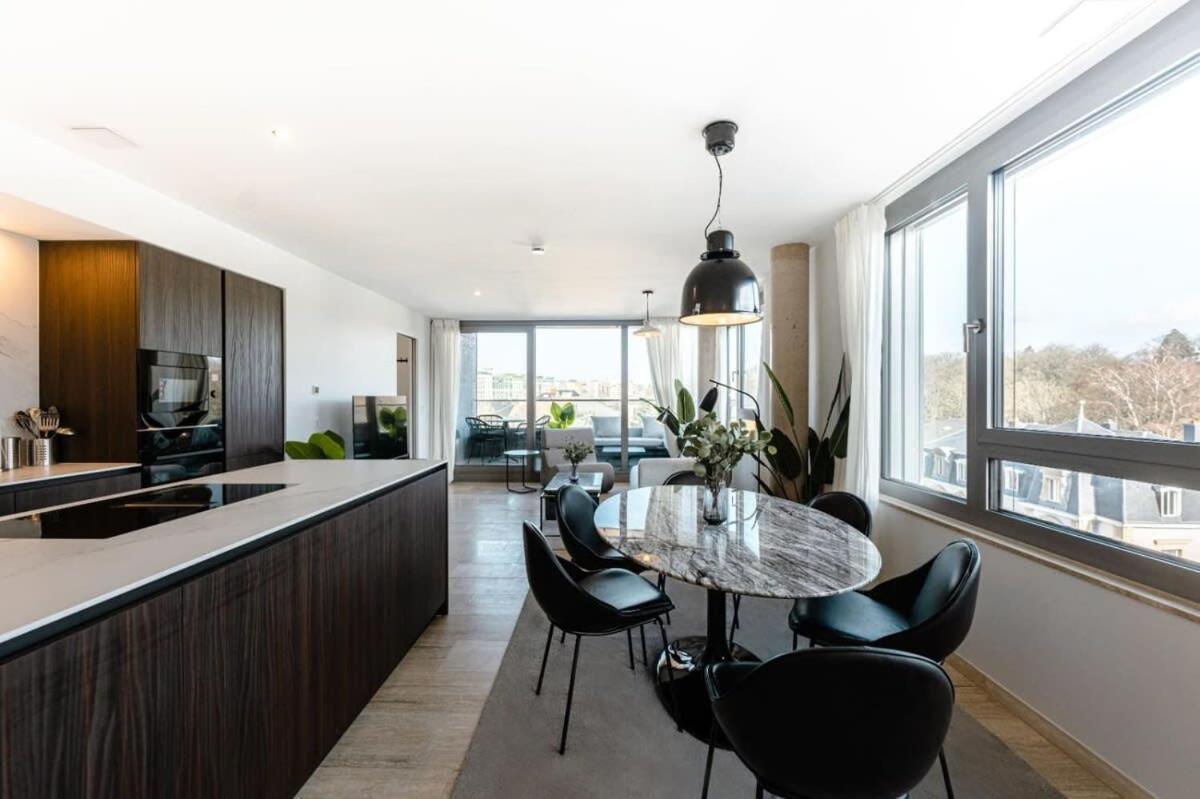 City Luxury With City Views In Ville Haute Люксембург Экстерьер фото